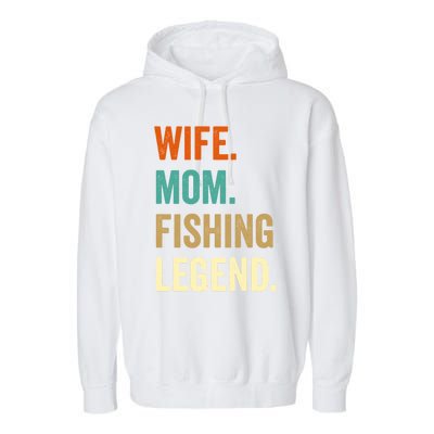 Fishing Funny Gift For Wife Mom Gift Gift Garment-Dyed Fleece Hoodie