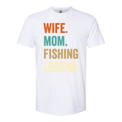 Fishing Funny Gift For Wife Mom Gift Gift Softstyle CVC T-Shirt