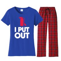 Funny Fire Gifcool Gift I Put Out Gift Women's Flannel Pajama Set