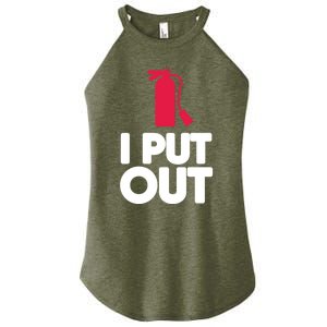 Funny Fire Gifcool Gift I Put Out Gift Women's Perfect Tri Rocker Tank