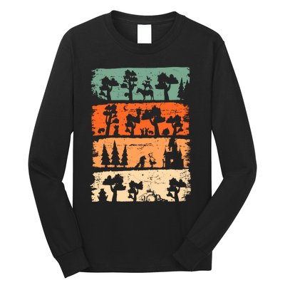 Fairytale Forest Grimm Red Riding Hood Bremer City Musicians Long Sleeve Shirt