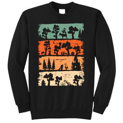 Fairytale Forest Grimm Red Riding Hood Bremer City Musicians Sweatshirt