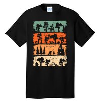 Fairytale Forest Grimm Red Riding Hood Bremer City Musicians Tall T-Shirt