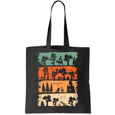 Fairytale Forest Grimm Red Riding Hood Bremer City Musicians Tote Bag