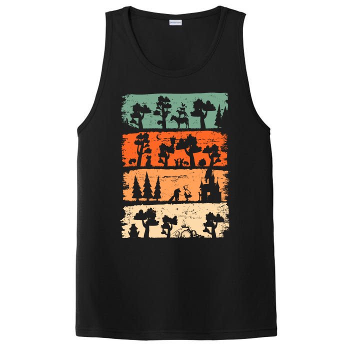 Fairytale Forest Grimm Red Riding Hood Bremer City Musicians PosiCharge Competitor Tank