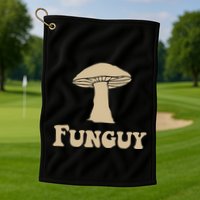 Fungi Fun Guy Funny Mushroom Lover Golf Towel