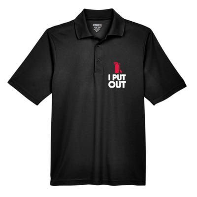 Funny Firefighter Gifgift For Fire I Put Out Gift Men's Origin Performance Pique Polo