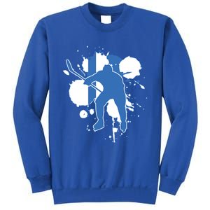 Finland Flag Hockey Player Finnish Ice Hockey Meaningful Gift Sweatshirt