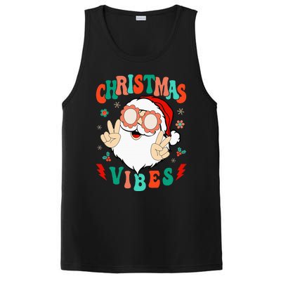 Funky Festive Holiday Santa Claus Vibes PosiCharge Competitor Tank