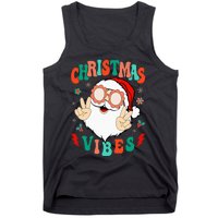 Funky Festive Holiday Santa Claus Vibes Tank Top