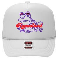 Funny Frog Hypnotoad High Crown Mesh Back Trucker Hat