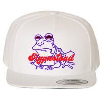 Funny Frog Hypnotoad Wool Snapback Cap