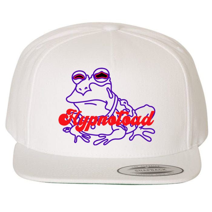 Funny Frog Hypnotoad Wool Snapback Cap