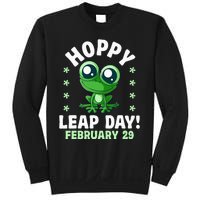 Funny Frog Hoppy Leap Day February 29 Birthday Leap Year Sweatshirt