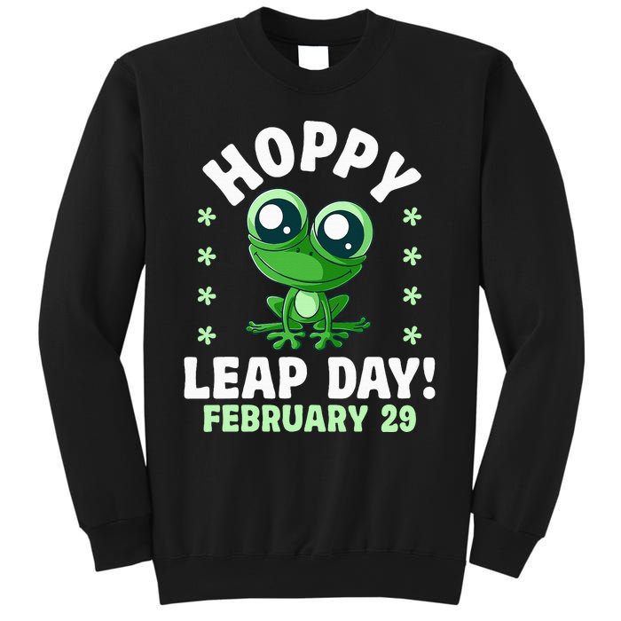 Funny Frog Hoppy Leap Day February 29 Birthday Leap Year Sweatshirt