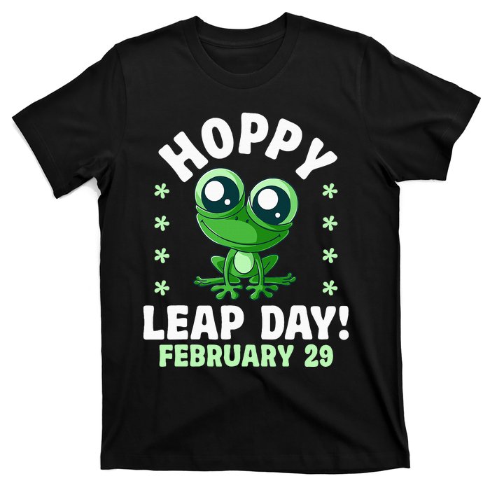 Funny Frog Hoppy Leap Day February 29 Birthday Leap Year T-Shirt