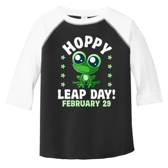 Funny Frog Hoppy Leap Day February 29 Birthday Leap Year Toddler Fine Jersey T-Shirt