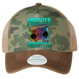 Forever Freestyle Hip Hop Old School Boombox Legacy Tie Dye Trucker Hat