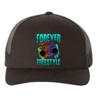 Forever Freestyle Hip Hop Old School Boombox Yupoong Adult 5-Panel Trucker Hat