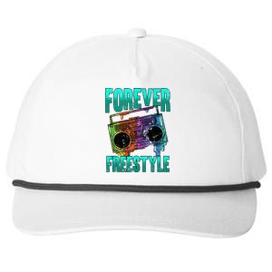 Forever Freestyle Hip Hop Old School Boombox Snapback Five-Panel Rope Hat