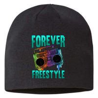 Forever Freestyle Hip Hop Old School Boombox Sustainable Beanie