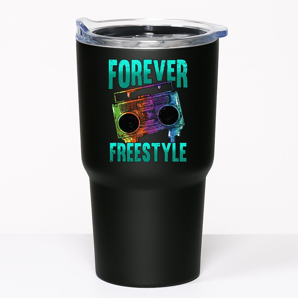Forever Freestyle Hip Hop Old School Boombox Tumbler
