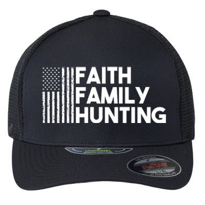 Faith Family Hunting Flexfit Unipanel Trucker Cap