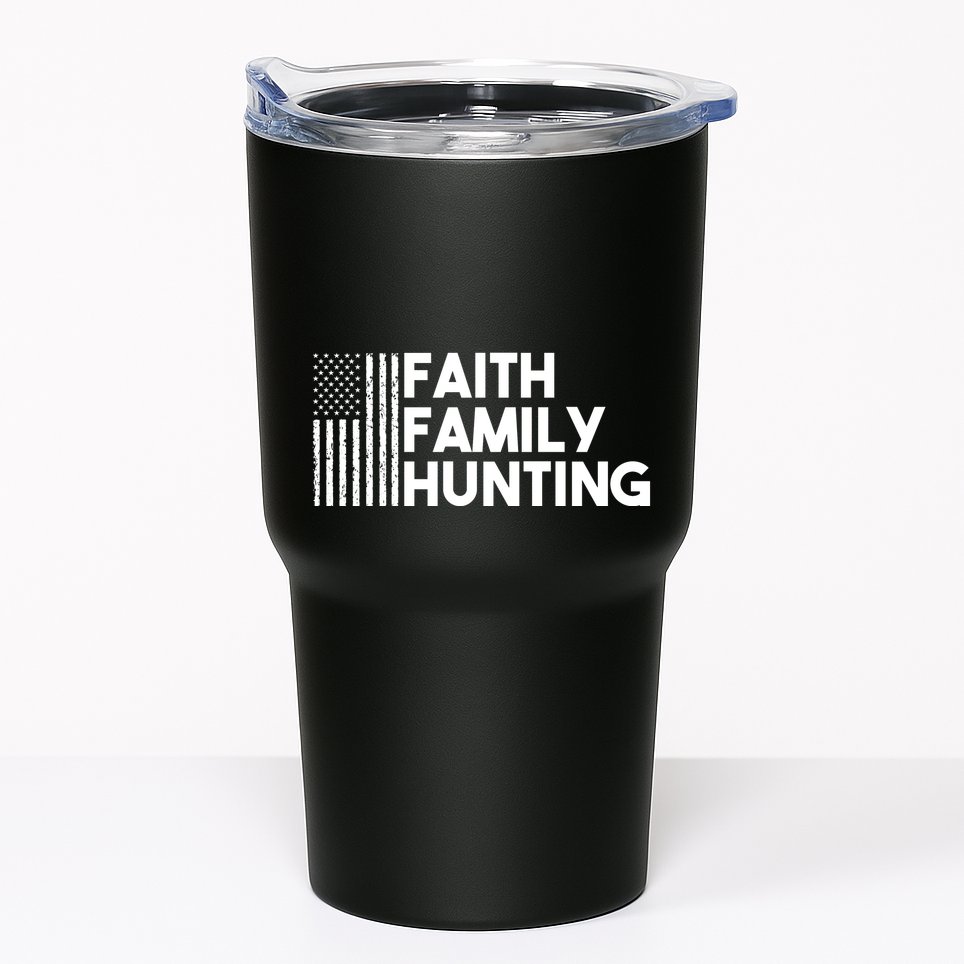 Faith Family Hunting Tumbler