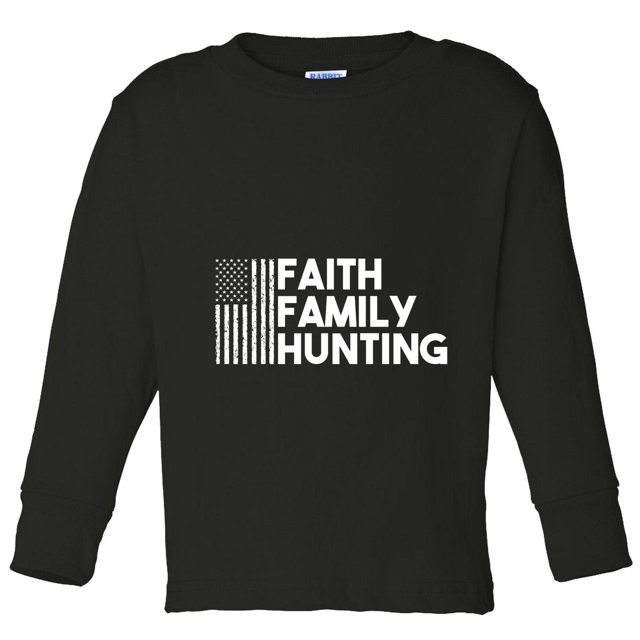 Faith Family Hunting Toddler Long Sleeve Shirt