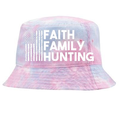 Faith Family Hunting Tie-Dyed Bucket Hat