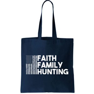 Faith Family Hunting Tote Bag