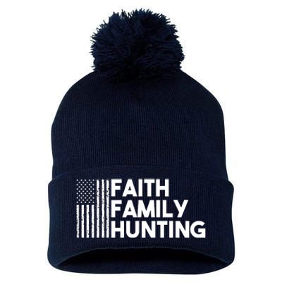 Faith Family Hunting Pom Pom 12in Knit Beanie