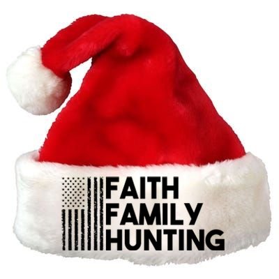 Faith Family Hunting Premium Christmas Santa Hat