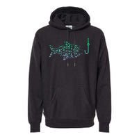 Fisherman Fish Hook Fishing Premium Hoodie