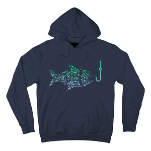 Fisherman Fish Hook Fishing Hoodie