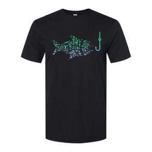 Fisherman Fish Hook Fishing Softstyle CVC T-Shirt