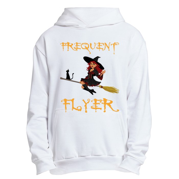 Frequent Flyer Halloween Witch Luxury Nomad World Travel Urban Pullover Hoodie