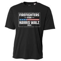 Firefighters For Harris Walz 2024 Cooling Performance Crew T-Shirt