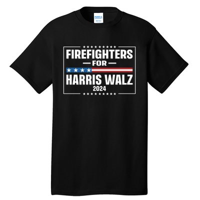 Firefighters For Harris Walz 2024 Tall T-Shirt