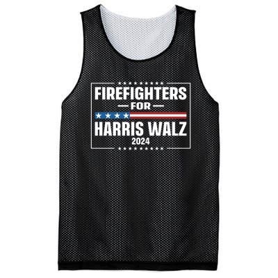 Firefighters For Harris Walz 2024 Mesh Reversible Basketball Jersey Tank