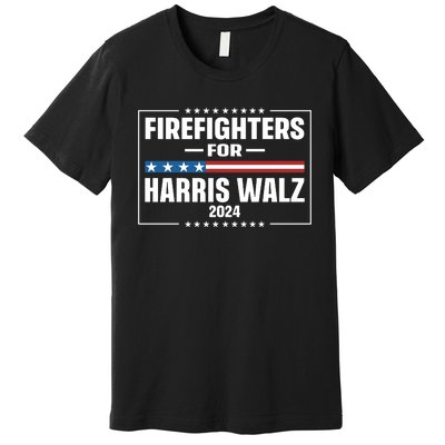 Firefighters For Harris Walz 2024 Premium T-Shirt