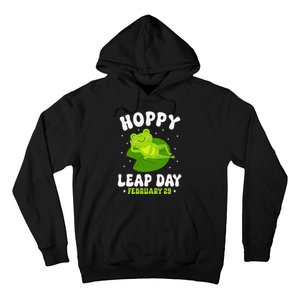 Funny Frog Hoppy Leap Day February 29 Birthday Leap Year Hoodie