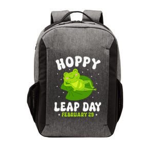 Funny Frog Hoppy Leap Day February 29 Birthday Leap Year Vector Backpack