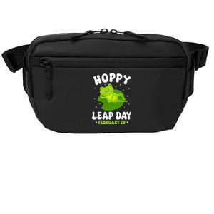 Funny Frog Hoppy Leap Day February 29 Birthday Leap Year Crossbody Pack