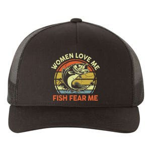 funny Fish Hunting Fishing Fishrod Fisherman Yupoong Adult 5-Panel Trucker Hat