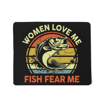 funny Fish Hunting Fishing Fishrod Fisherman Mousepad