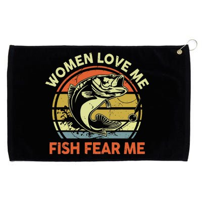 funny Fish Hunting Fishing Fishrod Fisherman Grommeted Golf Towel