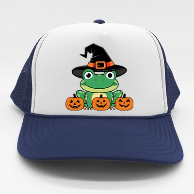 Funny Frog Halloween Costume Cute Trucker Hat