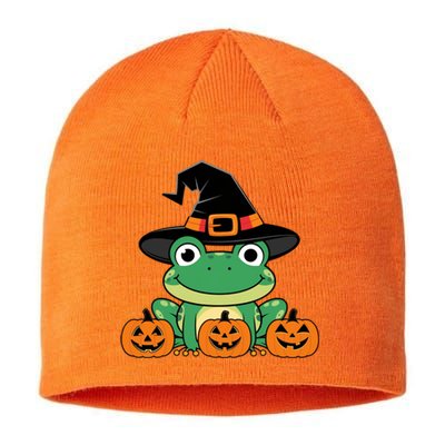 Funny Frog Halloween Costume Cute Sustainable Beanie