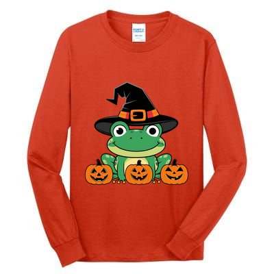 Funny Frog Halloween Costume Cute Tall Long Sleeve T-Shirt